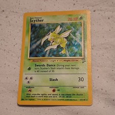 Pokémon Scyther Base Set 2 Holo Rare 17/130 Basic 70 HP Wizards of the Coast