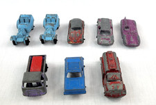 Vintage Tootsietoys Die-cast Cars Lot 8 T-bucket Hot Rod Jaguar Ford Gt40 Vw Bug Vintage Tootsietoys Die-cast Cars Lot 8 T-bucket Hot Rod Jaguar Ford Gt40 Vw Bug