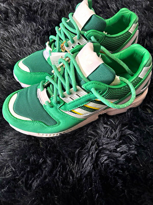 adidas ZX 8000 W Sneaker Low Top Schnürung Grün/Weiß/Gelb EU 42
