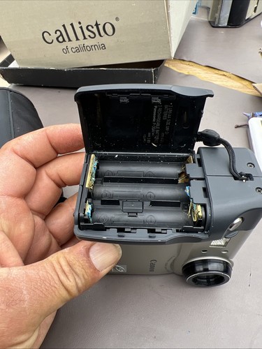 Vintage Canon Powershot 350 (1997) Digital Point & Shoot Camera -Repair - Picture 14 of 19