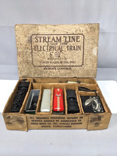 Marx #4222 Stream Line Freight Set w/ #400 Steam Loco & Tender Original Box C-6