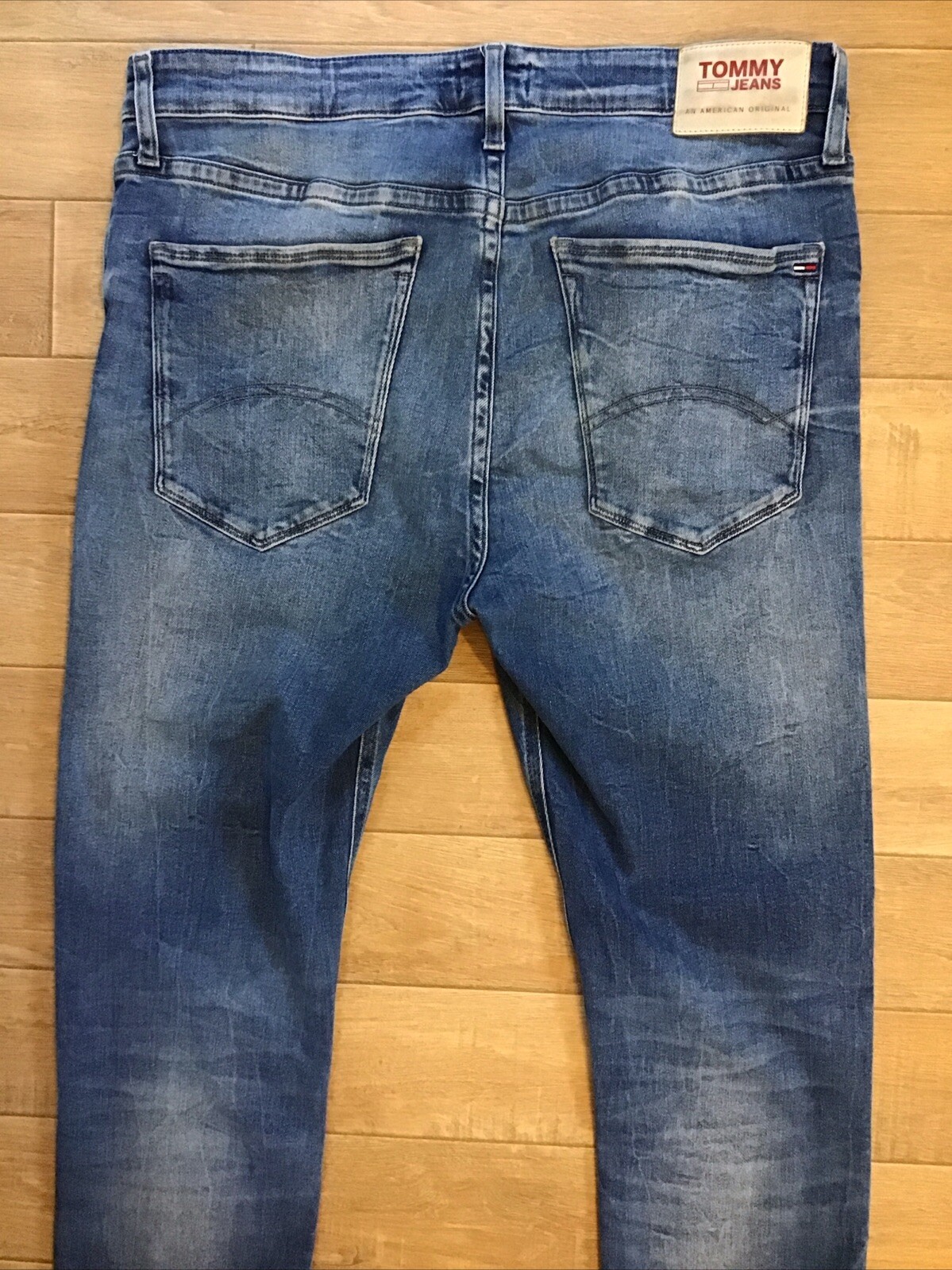 Men's Tommy Hilfiger SIMON Slim Stretch Skinny Blue Jeans W36 L32  TOMMY JEANS