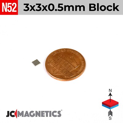 Aimants N52 Super Forts Blocs Longs 100x10x3mm / 5mm Néodyme Terre Rare - Neufs