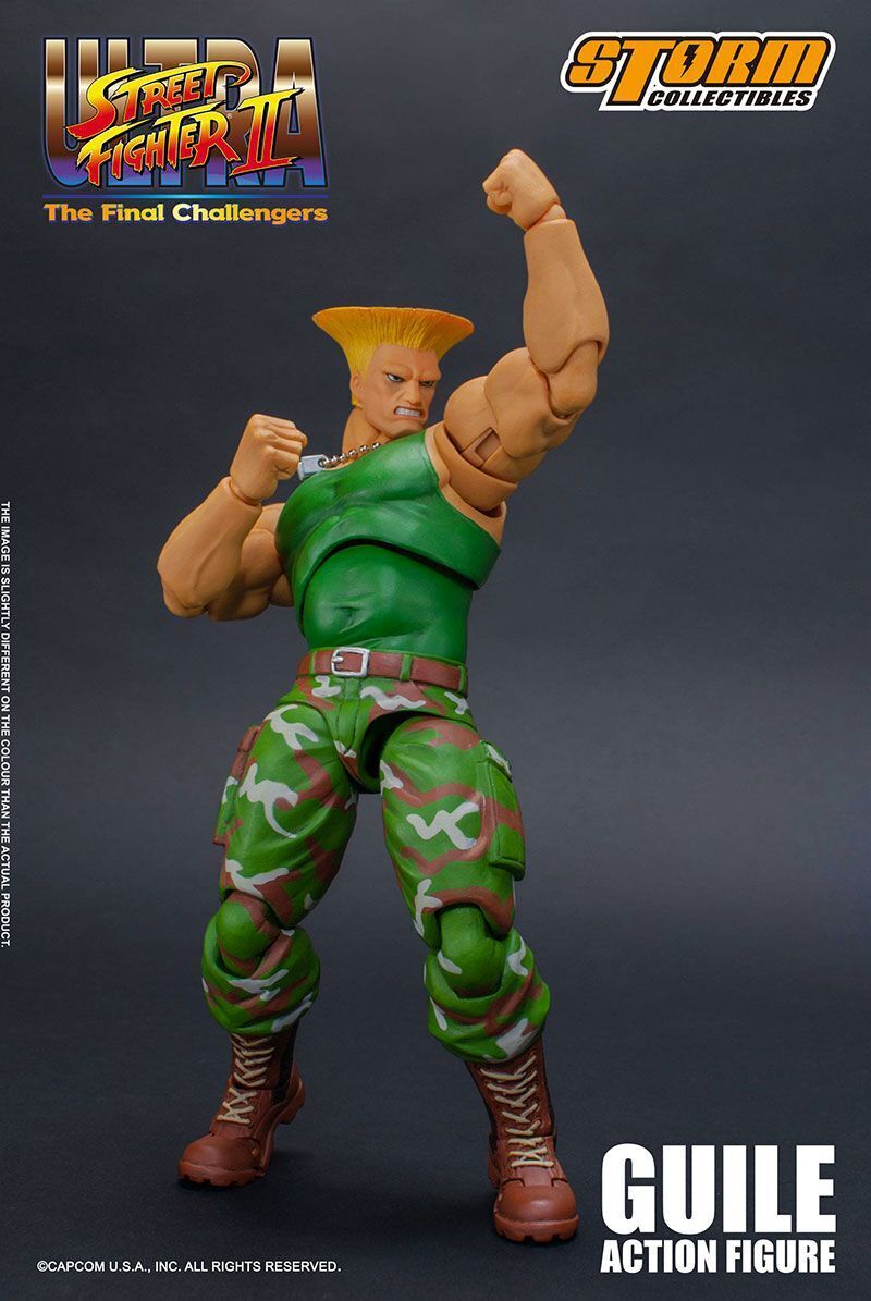 Street Fighter Guile Final Challenger Action Figure 1/12 Storm Toys  Official