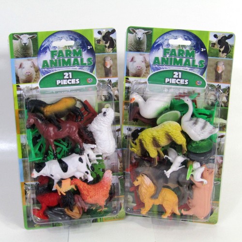 21 Piece Farm Animal Set from HTI. 2 Pack Styles. For Ages 3+ - Picture 8 of 8