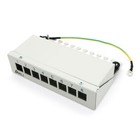 Patchpanel 8 Port Gehäuse Desktop Aufputz Kompatibel RJ45 USB HDMI Keystone