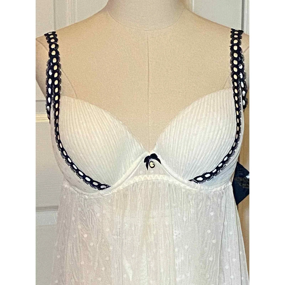 NUEVO Delicado Conjunto Lencería Negligee Camisola Tanga  Foto 3 de 4