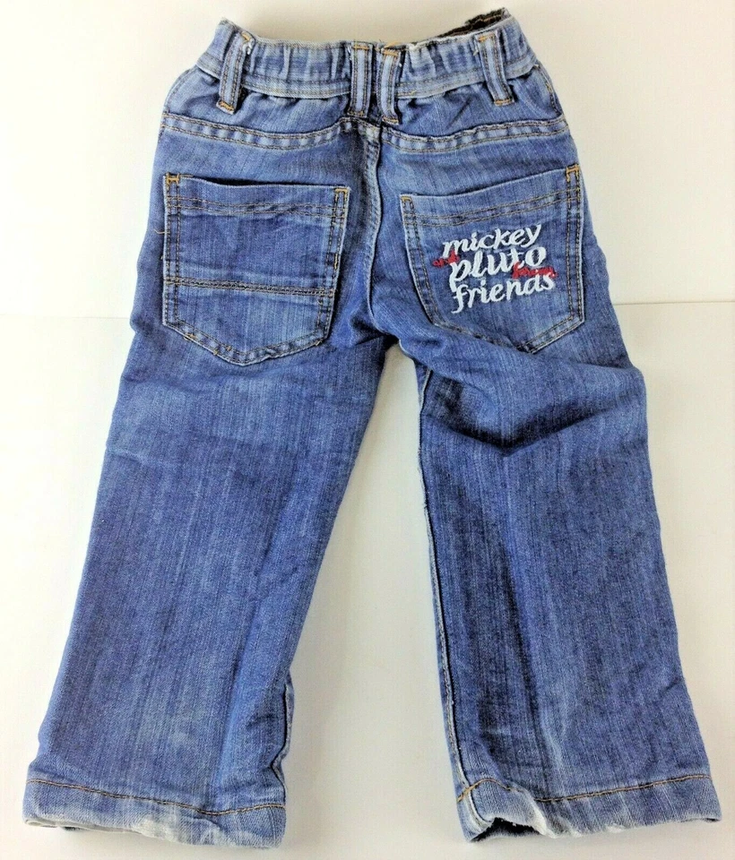 Jeans forrados vintage Disney Alemania Mickey Mouse niños talla 104 (US-4 años) Foto 2 de 4