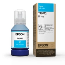 GENUINE OEM Epson Dye Sublimation Cyan 4-Ink Set For F170 & F570 (T49M220)