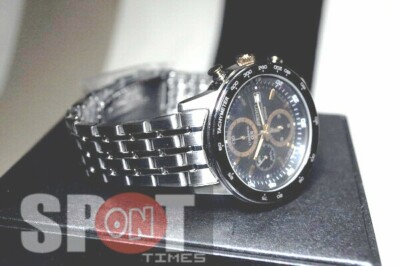 Seiko Chrono 100m WR Quartz Men's Watch SND723P1 | eBay
