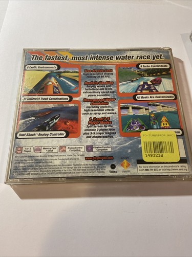 Turbo Prop Racing PlayStation PS1, Used Good - Picture 2 of 5