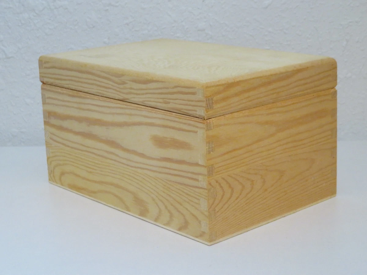 Unfinished pine box deals