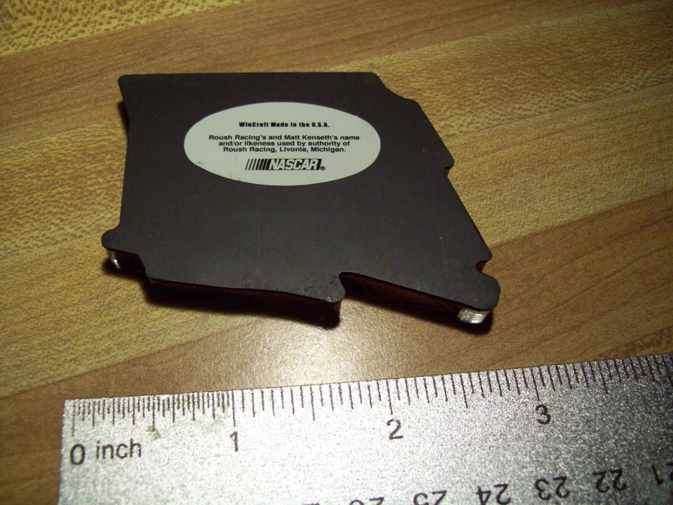 MATT KENSETH #17 DEWALT IMÁN ACRÍLICO NASCAR ROUSH CARRERAS USADO Foto 2 de 3