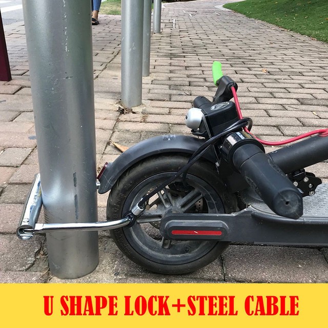 Lock for Xiaomi Mijia M365 Electrical Scooter U Lock for Xiaomi Kickscooter