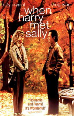 WHEN HARRY MET SALLY Movie Promo POSTER B Billy Crystal Meg Ryan Carrie Fisher