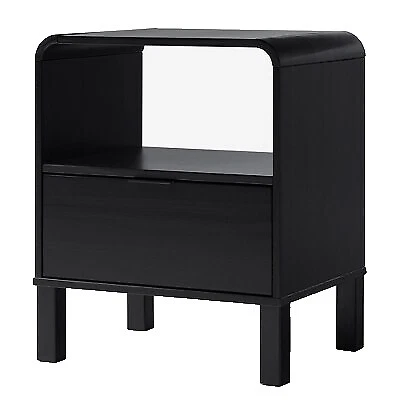 Veladores negro de Pino