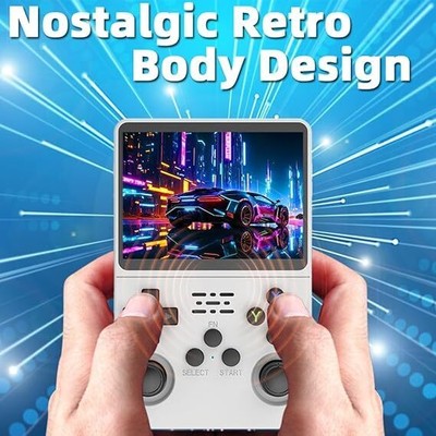 R36s Retro Handheld-Konsole 3,5'' Display, 21.000 Spiele vorinstalliert - Linux