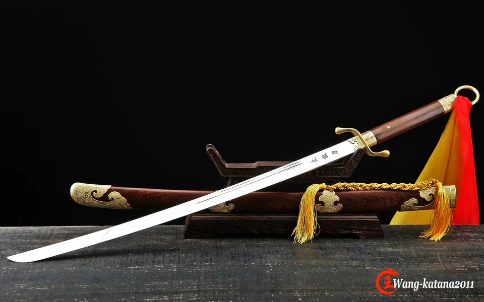 Традиционный китайский кунг-фу TaiChi меч Excercise Taiji Dao из нержавеющей стали 太极刀 - Изображение 3 из 4