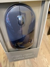 Heyday WIRELESS Mouse Bluetooth 5.1  USB Receiver 33' Range DUSK BLUE New
