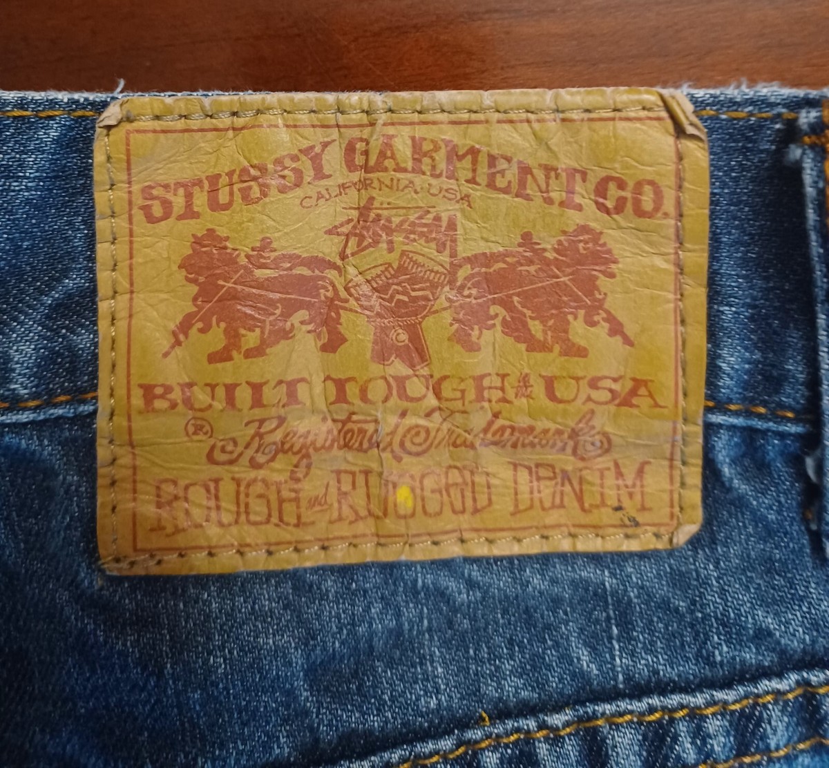 Stussy Rough And RUGGED Denim Jeans 36 | eBay