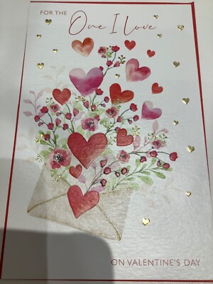 Valentines Day Card for the One I love , my heart is filled with love ...