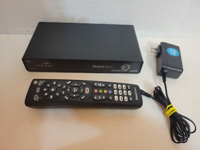 Shaw Direct HDDSR 800 Satellite Receiver With Remote and AC