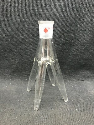 ACE Glass 14/20 4-Way Graduated 3ml Distillation Still Receiver 9317-11 B