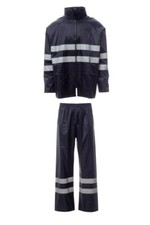 PAYPER SET- NYLON REFLEX Regenanzug Regenschutzkleidung Outdoor Workwear