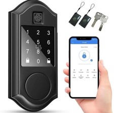 Smart Lock - Fingerprint Deadbolt - 5-in-1 Keyless Entry
