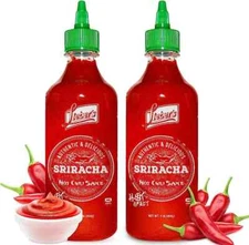 🔥 Lieber's Sriracha Hot Chili Sauce, Similar to Huy Fong Sriracha (2 Pack)