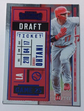 2020 Panini Contenders Draft Ticket #35 SHOHEI OHTANI Blue Foil #'d 71/149 Angel