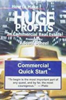 How To Make Huge Profits In Commercial Real Estate AUDIO CD learn basics start!