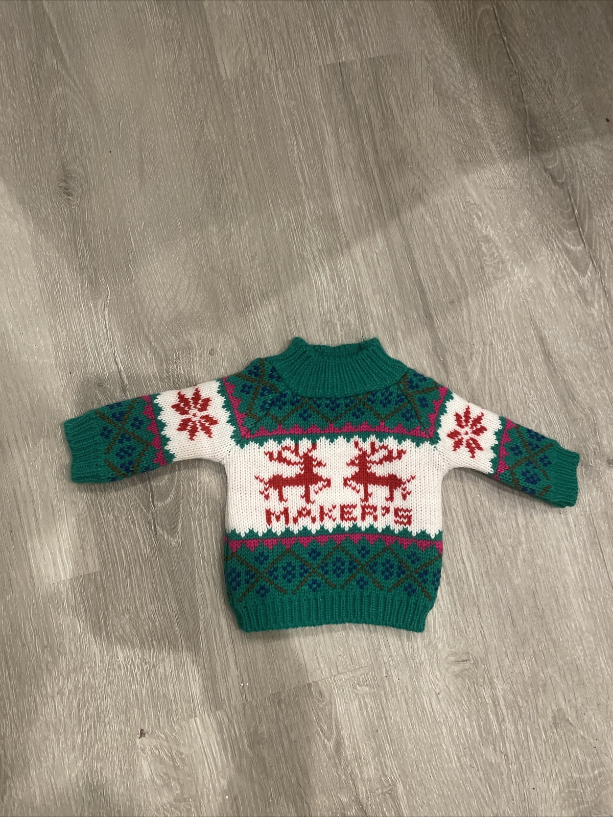 MAKER'S MARK Bottle Cover Christmas Sweater from 750ml Bottl