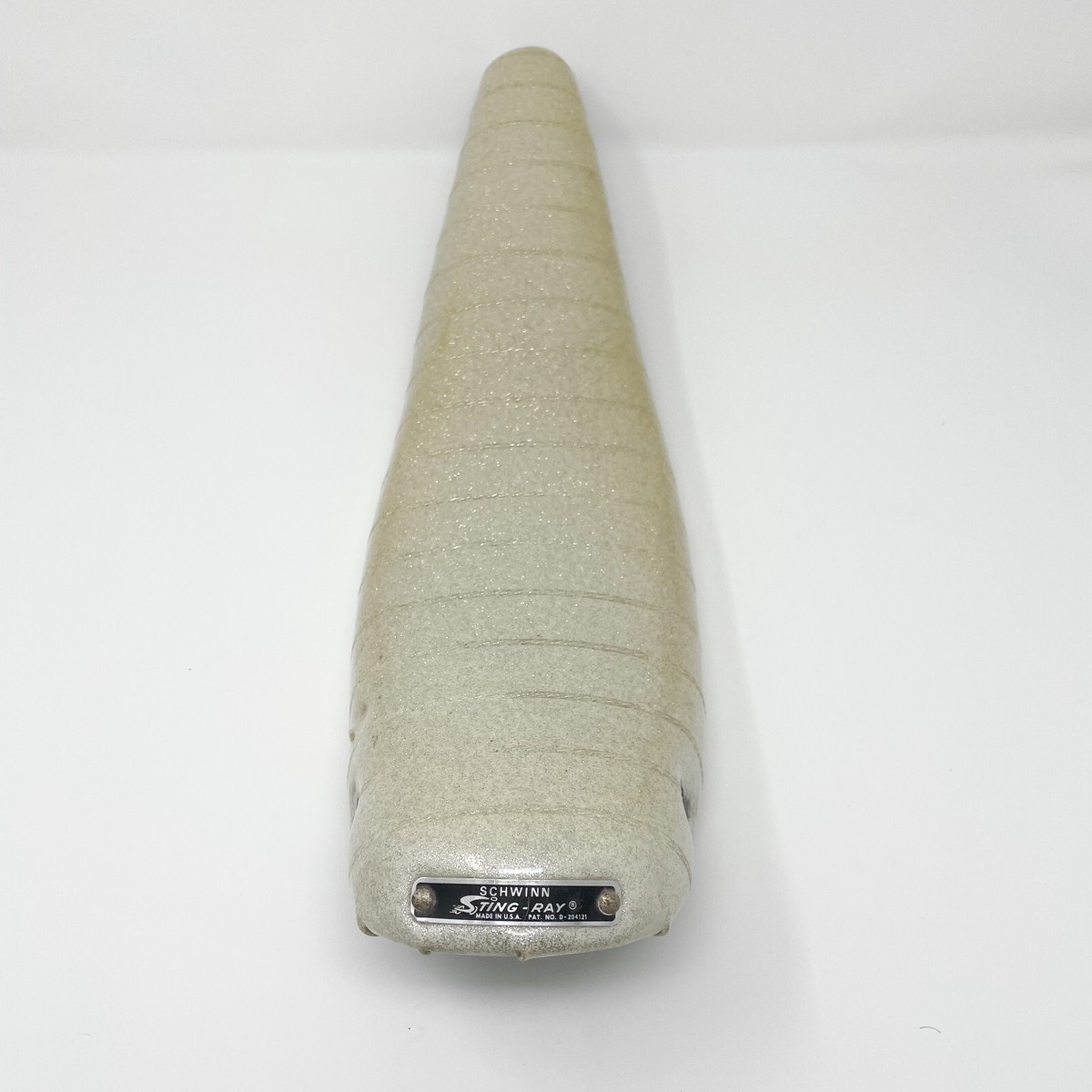 1968 SCHWINN STINGRAY ORIGINAL BANANA SEAT - SILVER GLITTER