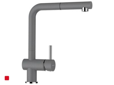 Schock Epos Croma Grau 540120GCR Hochdruck Armatur Ausziehbar