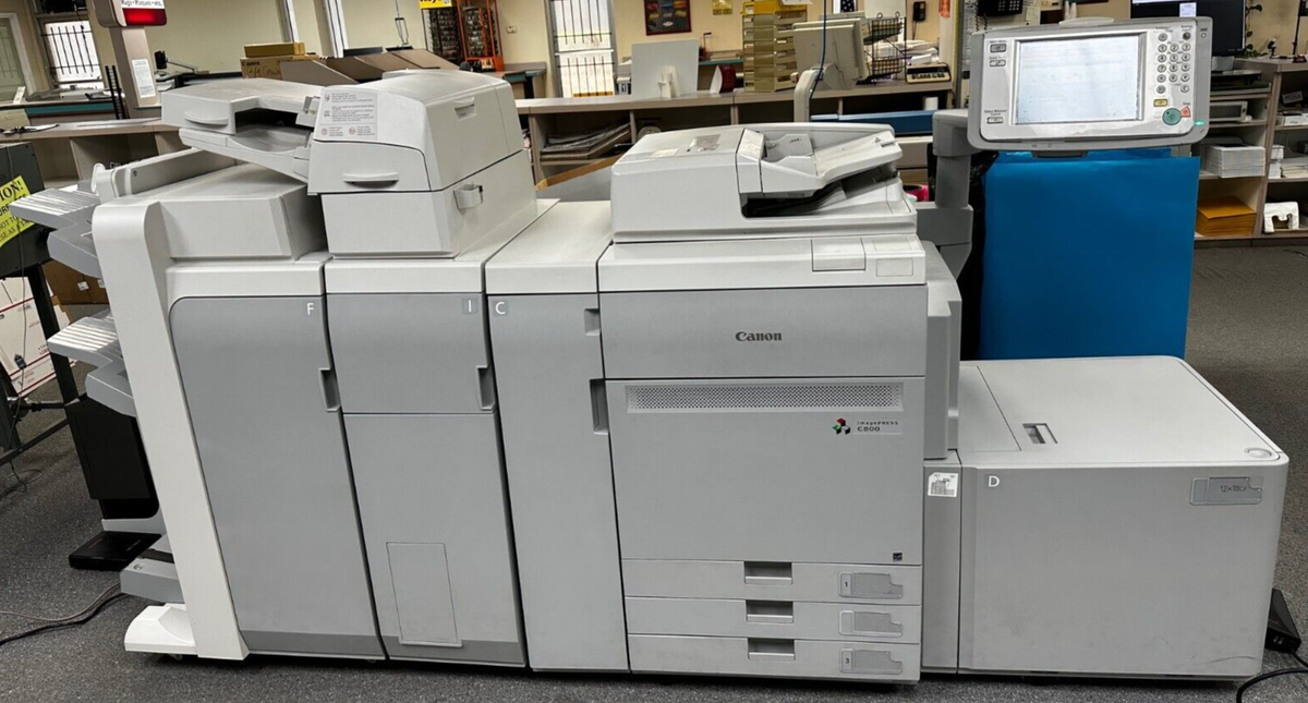CANON IMAGEPRESS C800 COLOR COPIER METER 2.6mil | eBay
