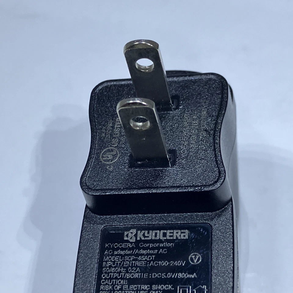 Kyocera (SCP-45ADT) 5.0V 800mAh Adapter - Black - Image 2 of 4