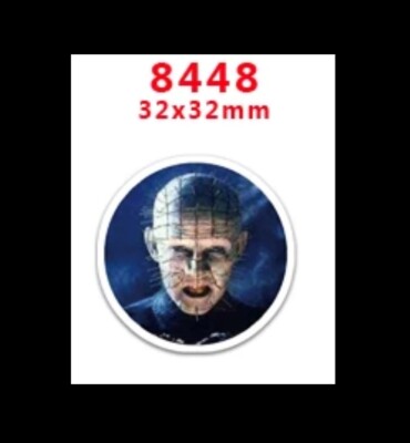 5 Pc Planar Resin Hair Bow Center Boys of Horror Pinhead scary movie
