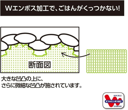 Alfombra de rollo antiadherente de plástico japonesa para sushi S-4651 - Imagen 3 de 4