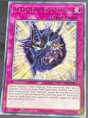 Yugioh Magician Navigation LED6-EN011 Rare 1st Edition NM/LP