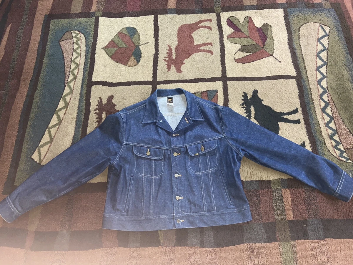 Lee raw hotsell denim jacket