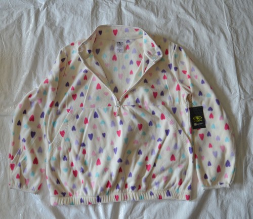 Girls Youth Athletic Works Size XXL (18) Pullover Half-Zip Jacket Sweatshirt NWT - Picture 2 of 6