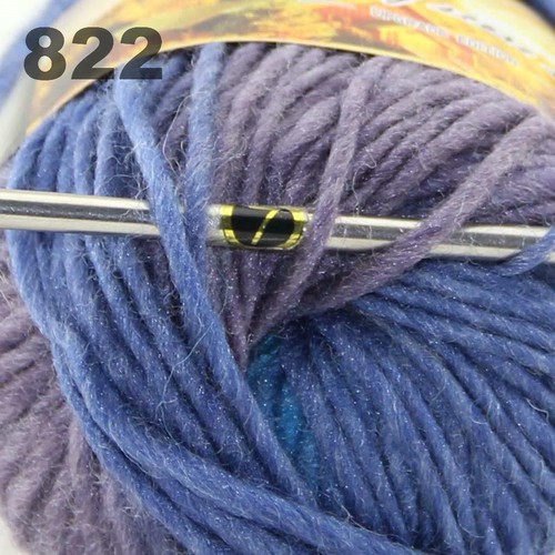 NUEVO Lote de 6 bolas x50g Chunky Hand Coarse Knitting Rainbows Lana Hilo Rápido 22 - Imagen 4 de 4