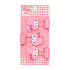 Sanrio My Melody Double Clips 3Set Japan NEW Sanrio Characters