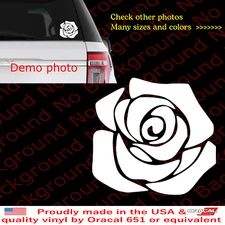 Rose Vinyl Decal Flower for Back Windshield Phone/Car/Window/laptop Sticker FR02