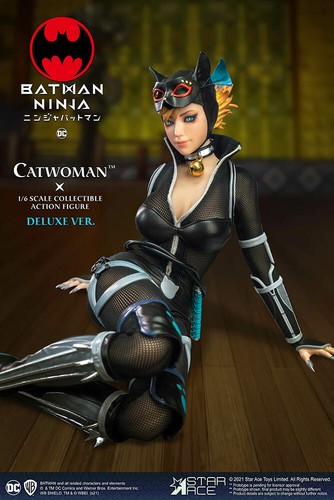 FIGURA DE ACCIÓN STAR ACE TOYS DC BATMAN NINJA CATWOMAN DELUXE 12" 1/6 SA0099 NUEVA - Imagen 8 de 12