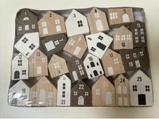 Target Bullseyes Playground Wooden Countdown Blocks House Advent Christmas 2021