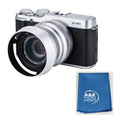 Replacement Lens hood For Fujinon XF 35mm 23mm F2 R WR shade Fuji Silver LH-XF35