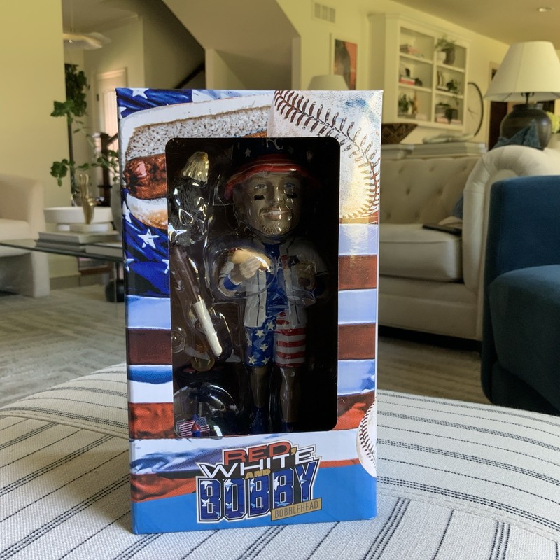 Red White and Bobby Bobby Witt Jr. MLB Baseball Bobblehead July 4th - 250