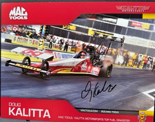 "VRHTF NHRA "SIGNED BY DOUG KALITTA MAC TOOLS TOP FUEL DRAGSTER" HAND OUT